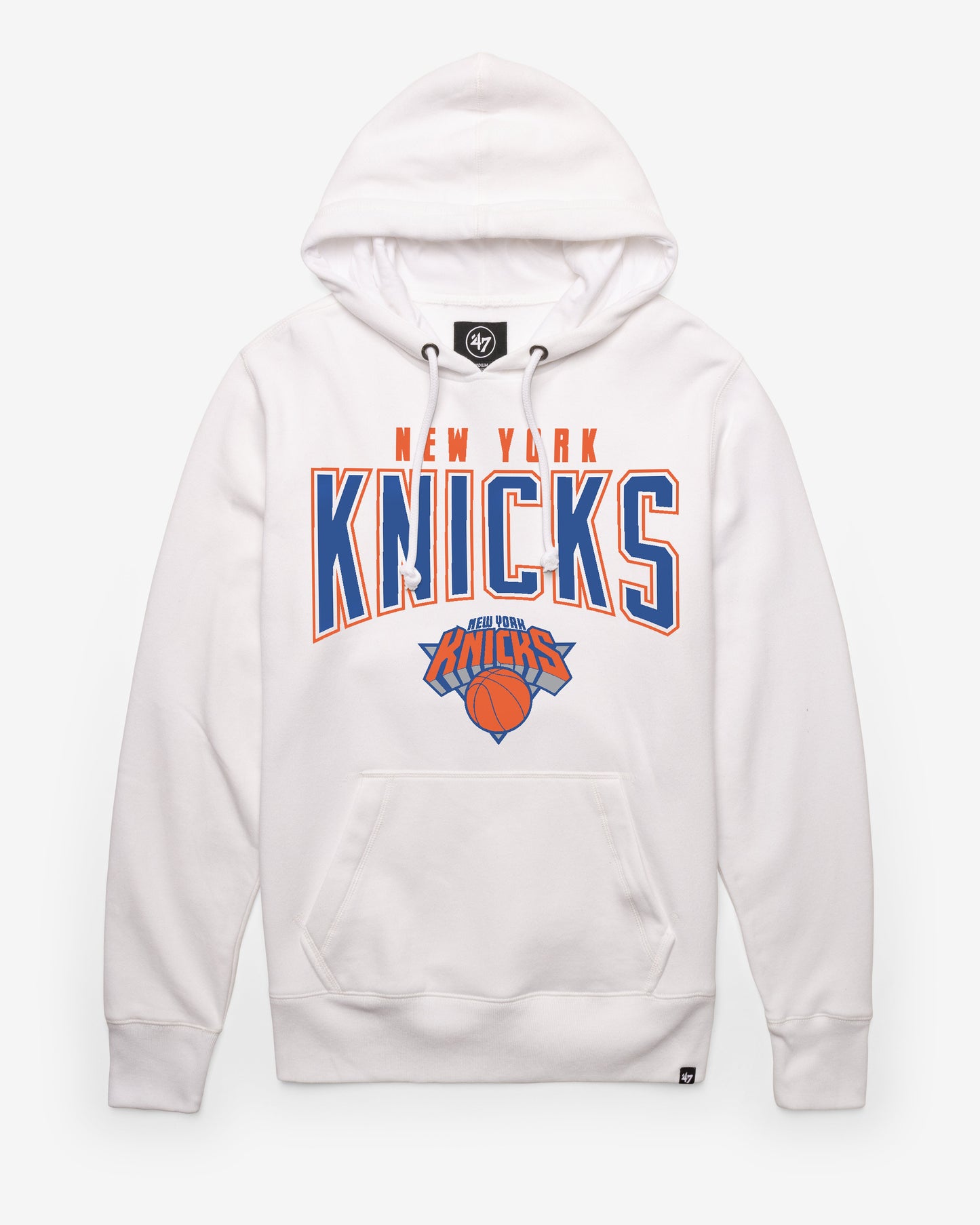 NEW YORK KNICKS TEAM ELEMENTS ARCH '47 HEADLINE HOOD Official NBA Fan Gear