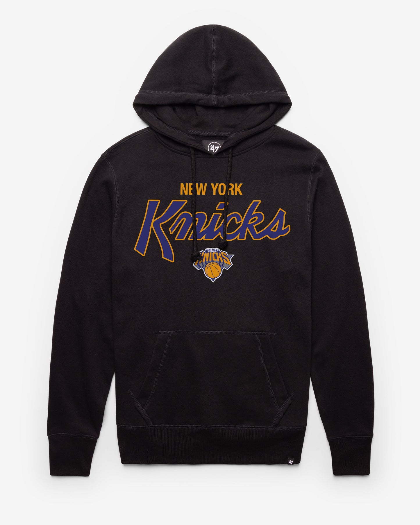 NEW YORK KNICKS CROSS CITY SCRIPT '47 HEADLINE HOOD Official NBA Fan Gear