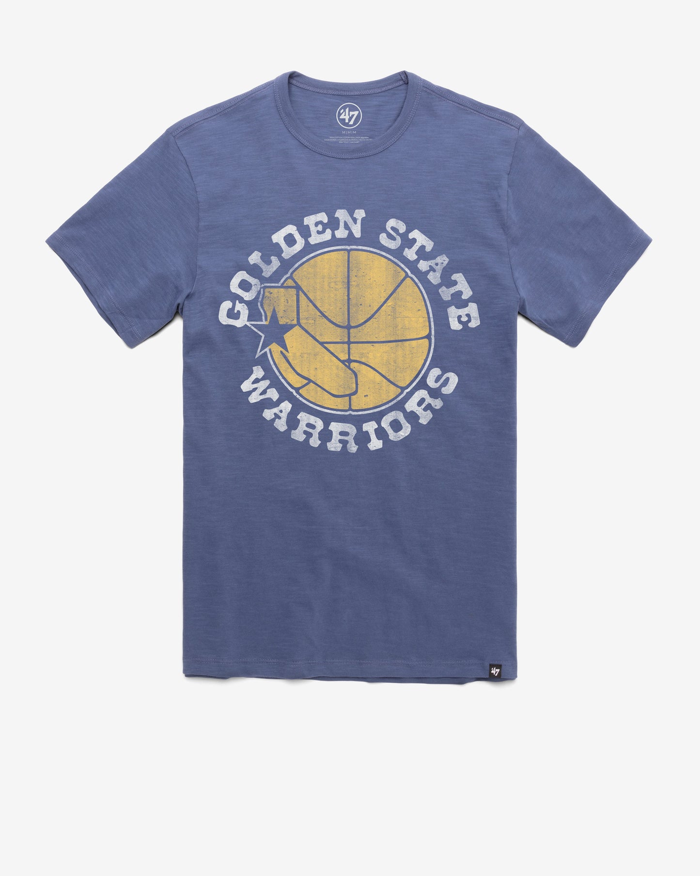 GOLDEN STATE WARRIORS HARDWOOD CLASSICS GRIT '47 SCRUM TEE Official NBA Fan Gear