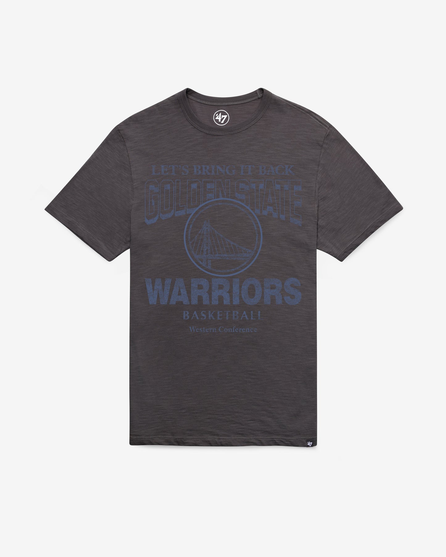 GOLDEN STATE WARRIORS HEAD ON '47 SCRUM TEE Official NBA Fan Gear
