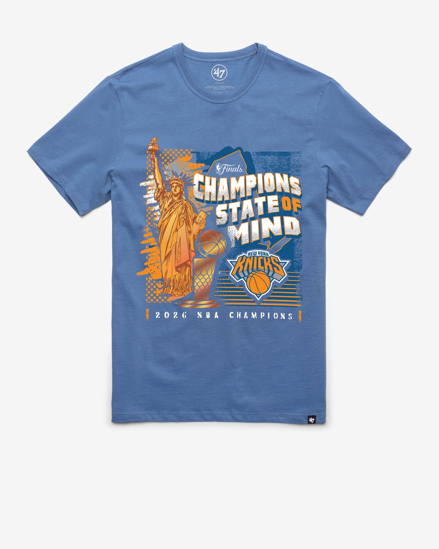 NEW YORK KNICKS 2026 NBA CHAMPIONS '47 FRANKLIN TEE Official NBA Fan Gear