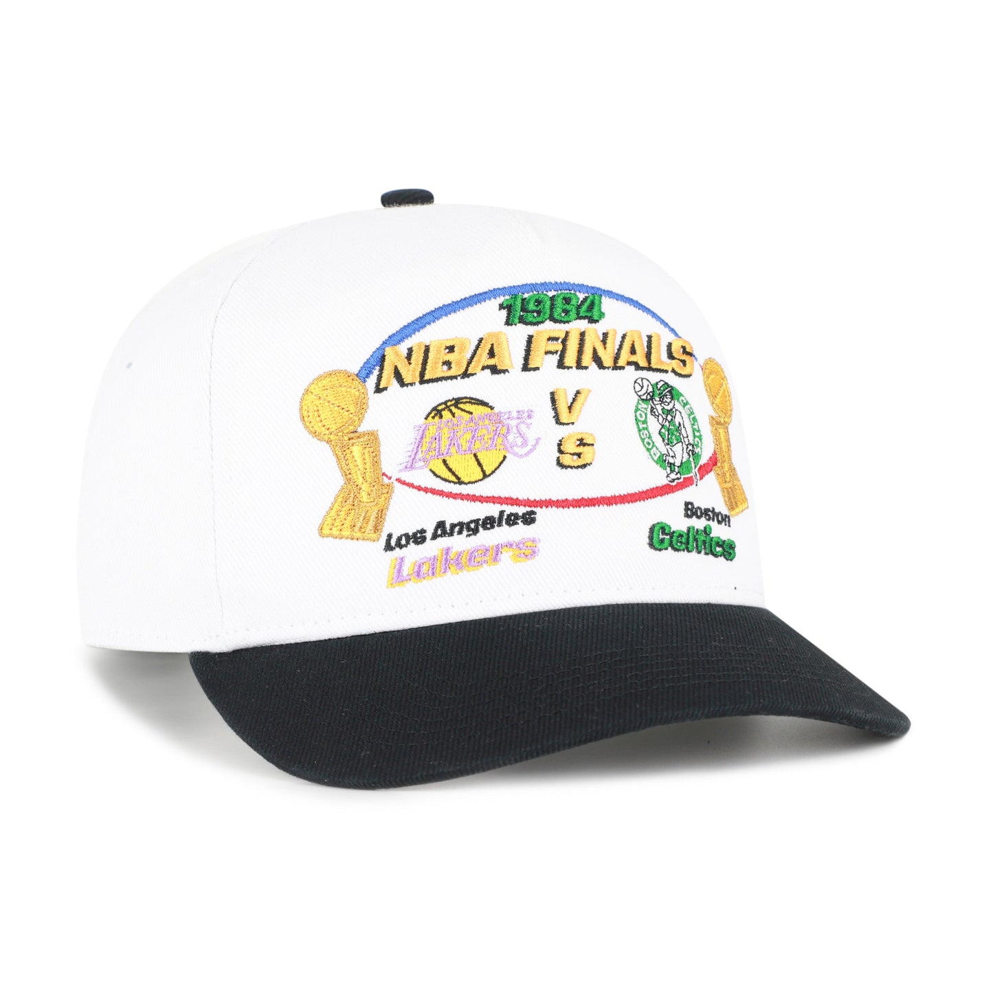 LOS ANGELES LAKERS VS. BOSTON CELTICS 1984 NBA FINALS DUELING '47 HITCH Official NBA Fan Gear