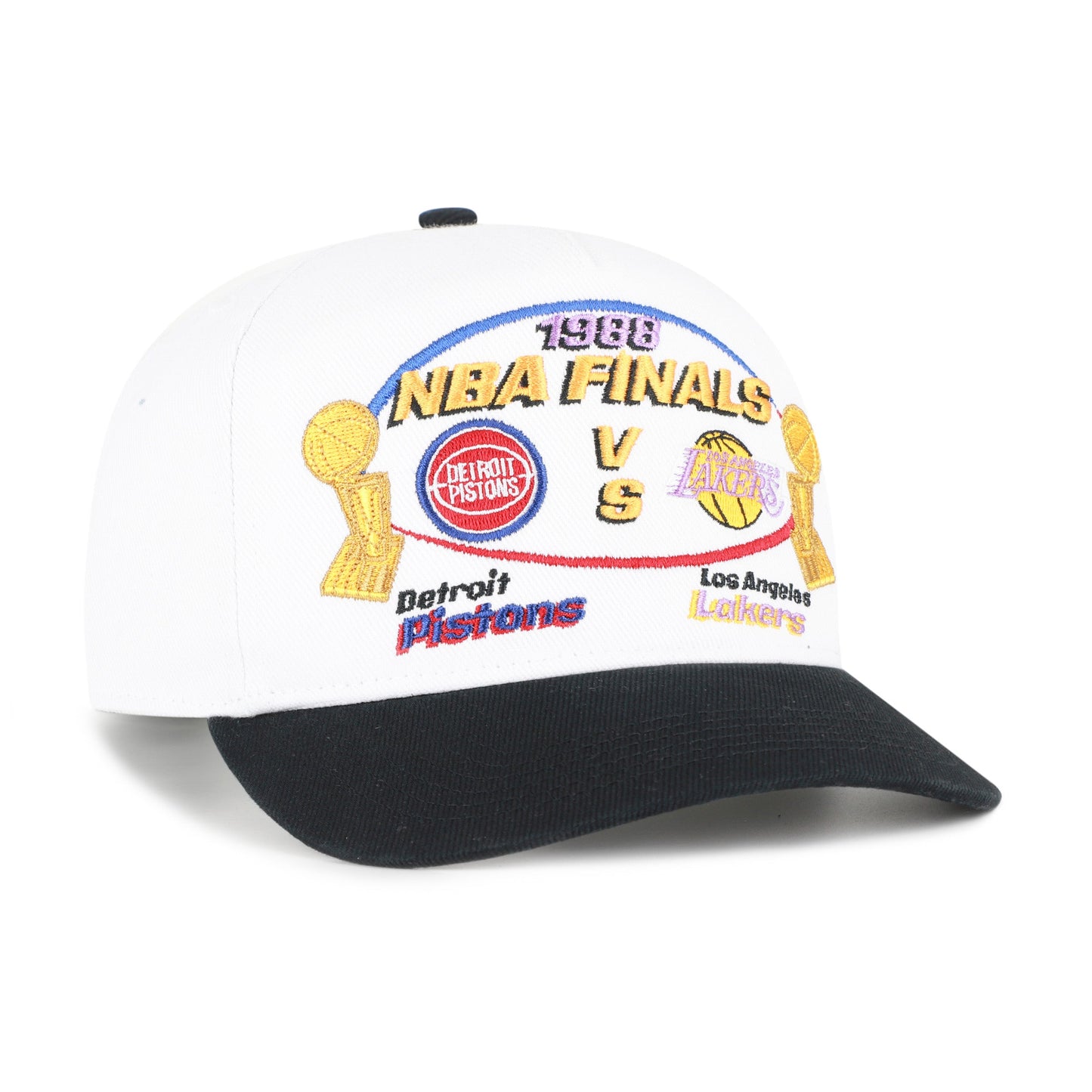 DETROIT PISTONS VS. LOS ANGELES LAKERS NBA FINALS DUELING '47 HITCH Official NBA Fan Gear