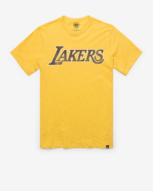 LOS ANGELES LAKERS GRIT WORDMARK '47 SCRUM TEE Official NBA Fan Gear