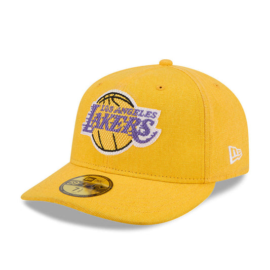 Los Angeles Lakers NBA Hardwood Classic New Era Yellow Official NBA Fan Gear