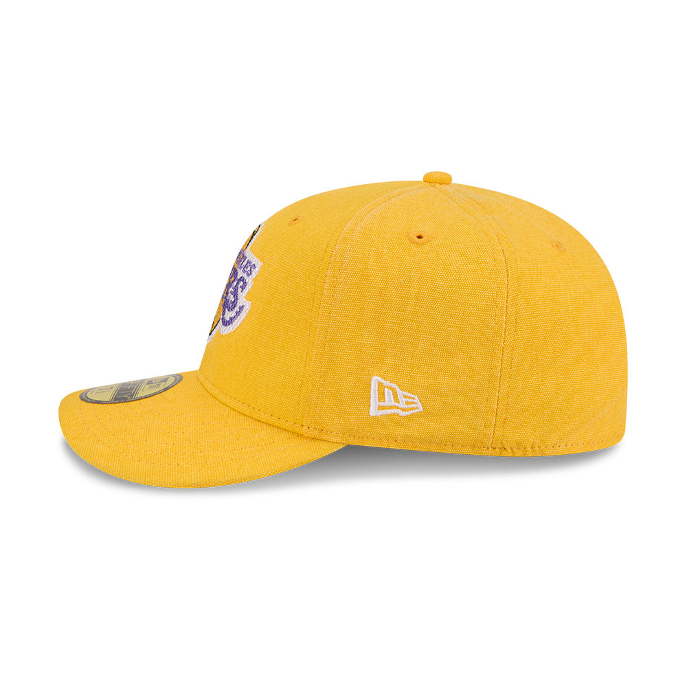 Los Angeles Lakers NBA Hardwood Classic New Era Yellow Official NBA Fan Gear