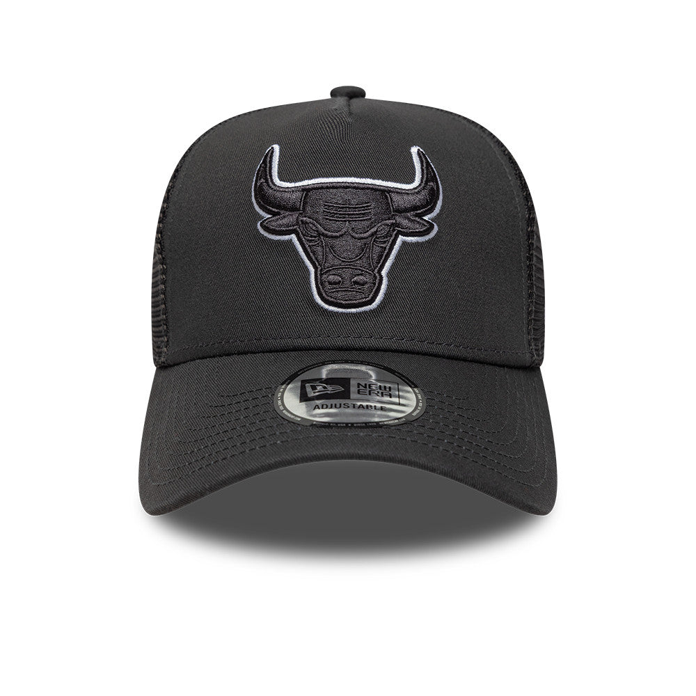Chicago Bulls NBA A-Frame Trucker New Era Grey Official NBA Fan Gear
