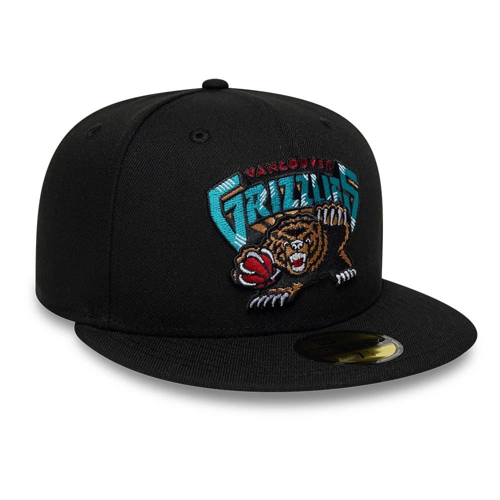 Vancouver Grizzlies NBA Hardwood Classic 59FIFTY Fitted New Era Black Official NBA Fan Gear
