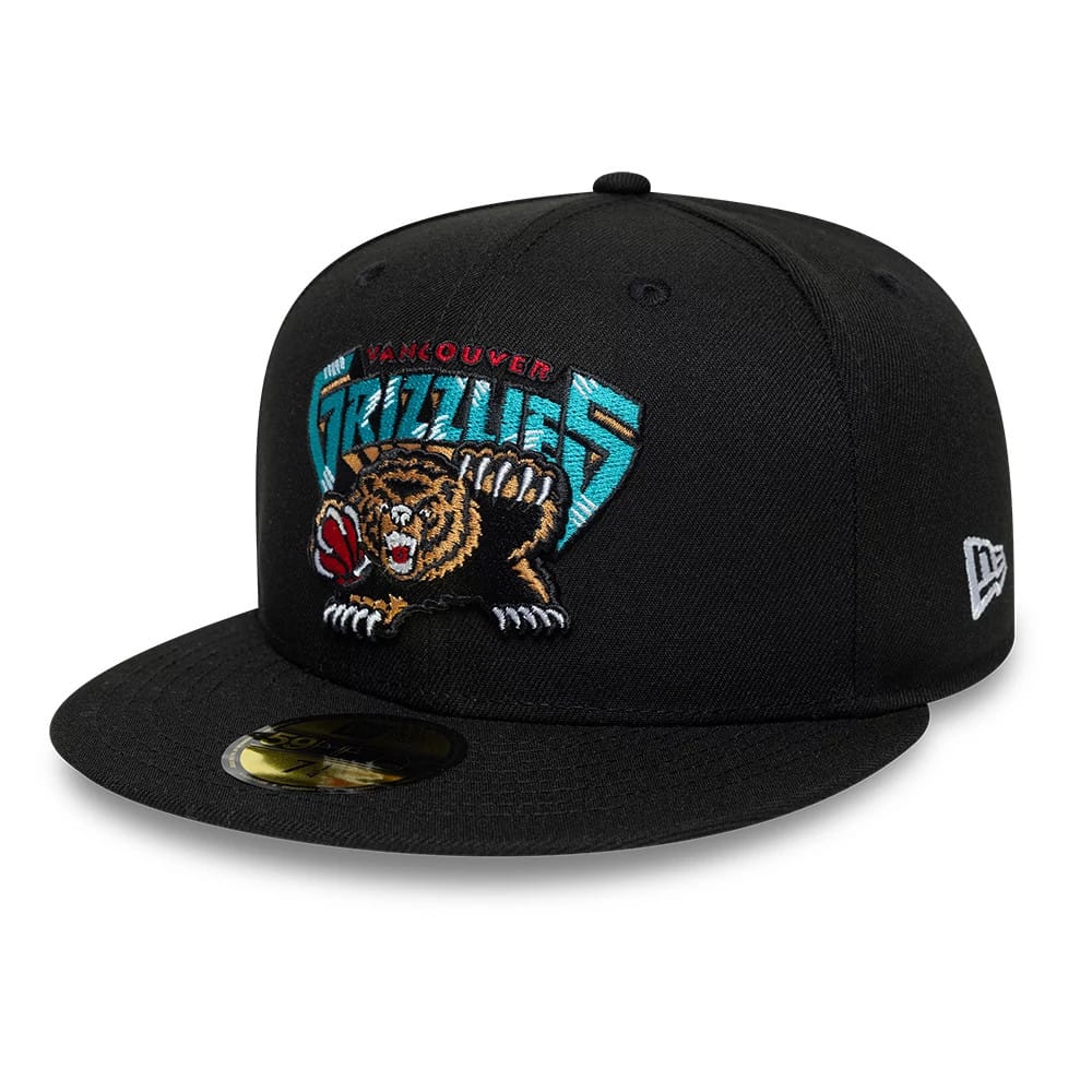 Vancouver Grizzlies NBA Hardwood Classic 59FIFTY Fitted New Era Black Official NBA Fan Gear