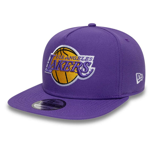 Los Angeles Lakers NBA Hardwood Classic 9FIFTY A-Frame Snapback New Era Purple Official NBA Fan Gear