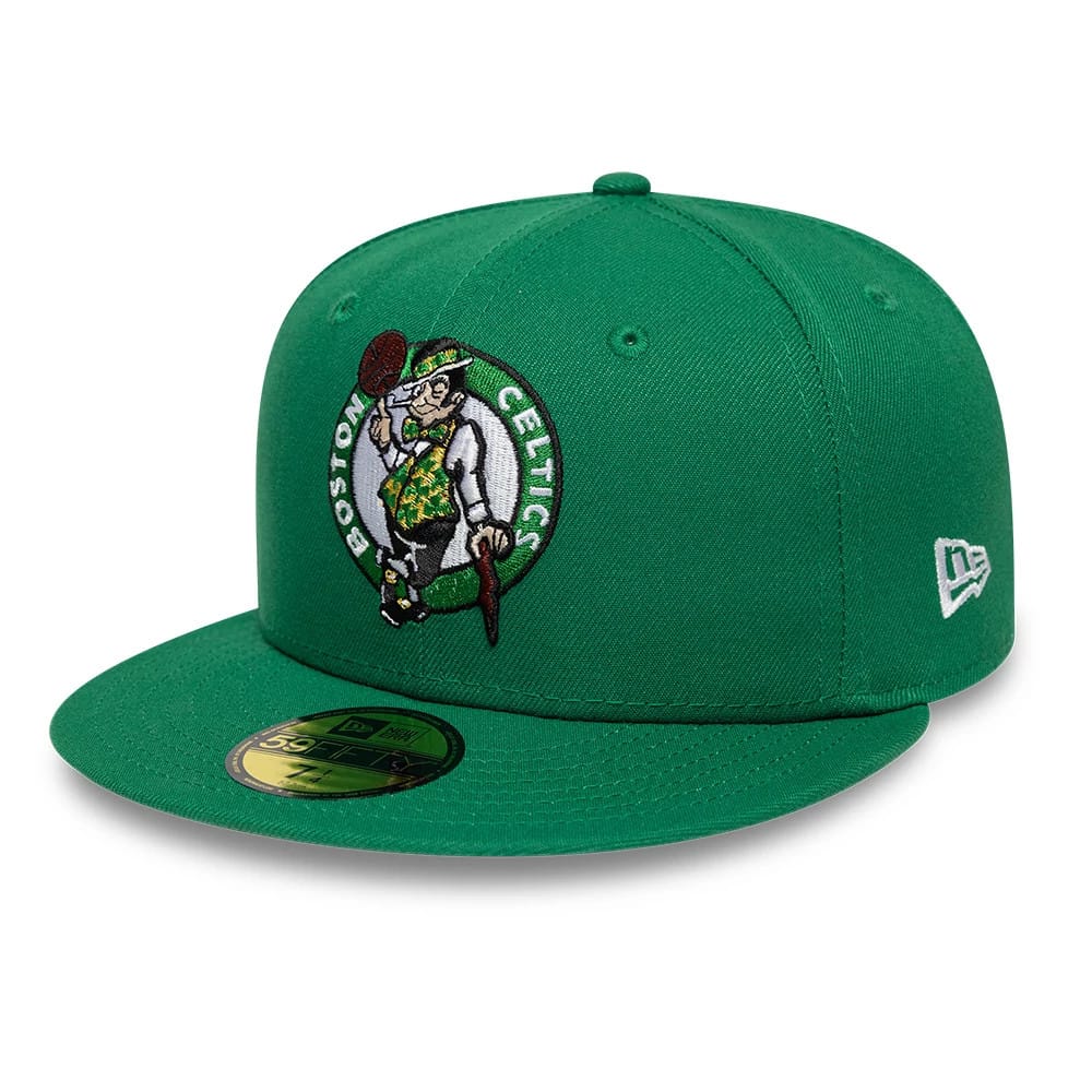 Boston Celtics NBA Basic 59FIFTY Fitted New Era Green Official NBA Fan Gear