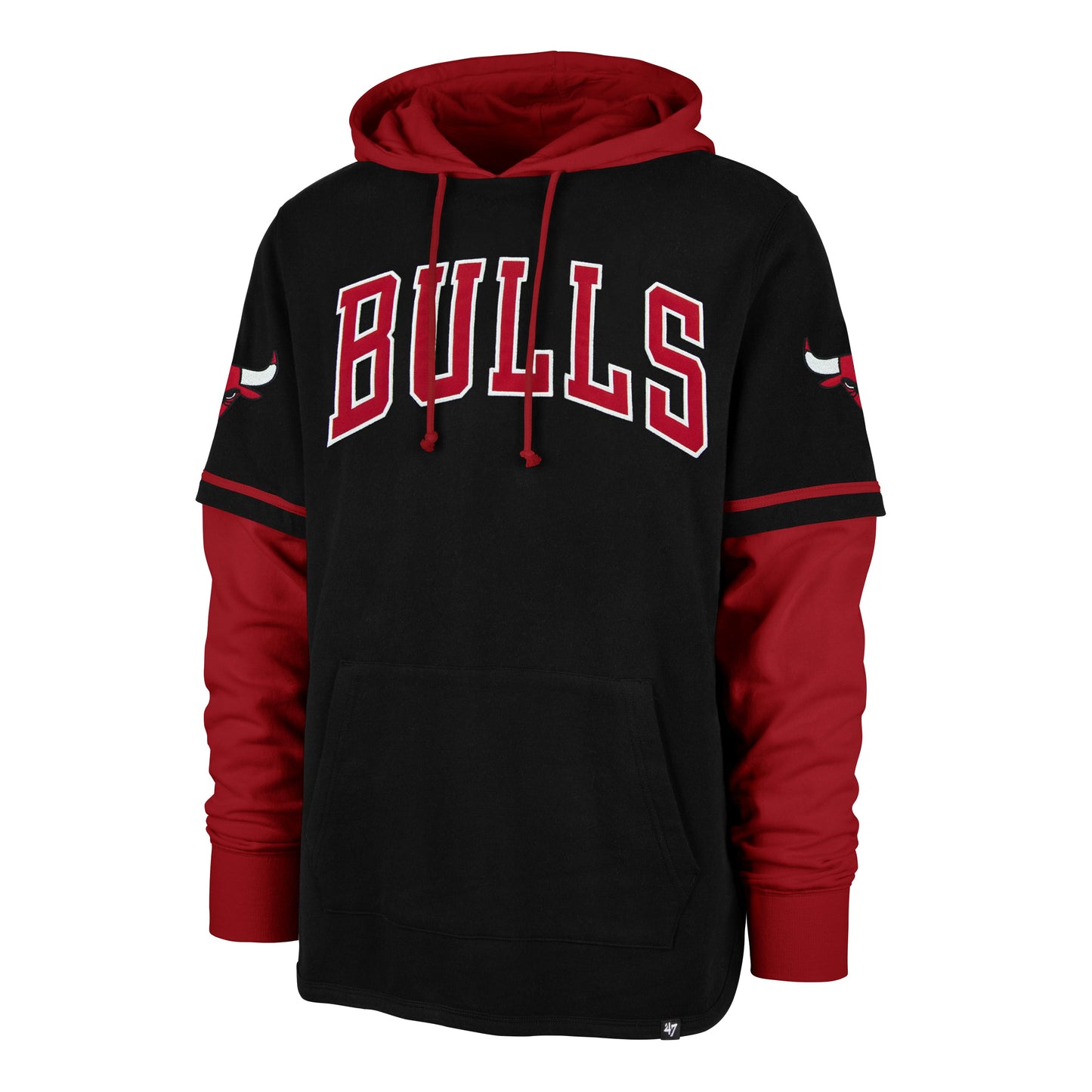 CHICAGO BULLS TRIFECTA '47 SHORTSTOP PULLOVER HOOD Official NBA Fan Gear
