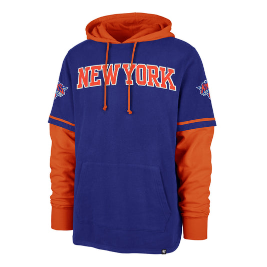 NEW YORK KNICKS TRIFECTA '47 SHORTSTOP PULLOVER HOOD Official NBA Fan Gear