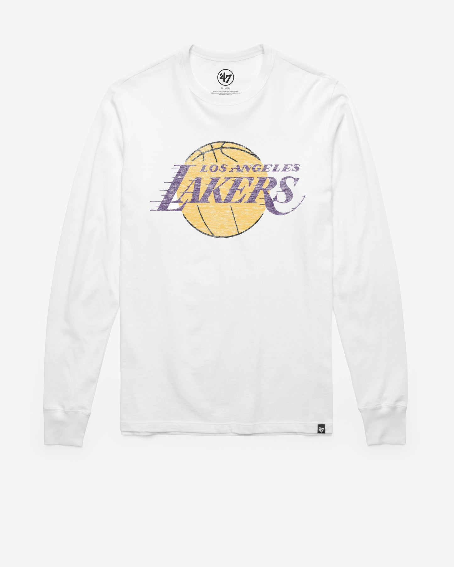 LOS ANGELES LAKERS PREMIER '47 FRANKLIN LONG SLEEVE TEE Official NBA Fan Gear