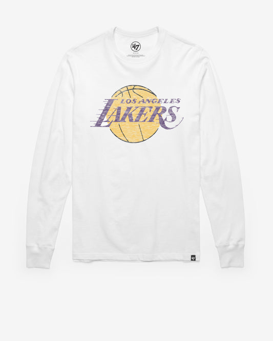 LOS ANGELES LAKERS PREMIER '47 FRANKLIN LONG SLEEVE TEE Official NBA Fan Gear