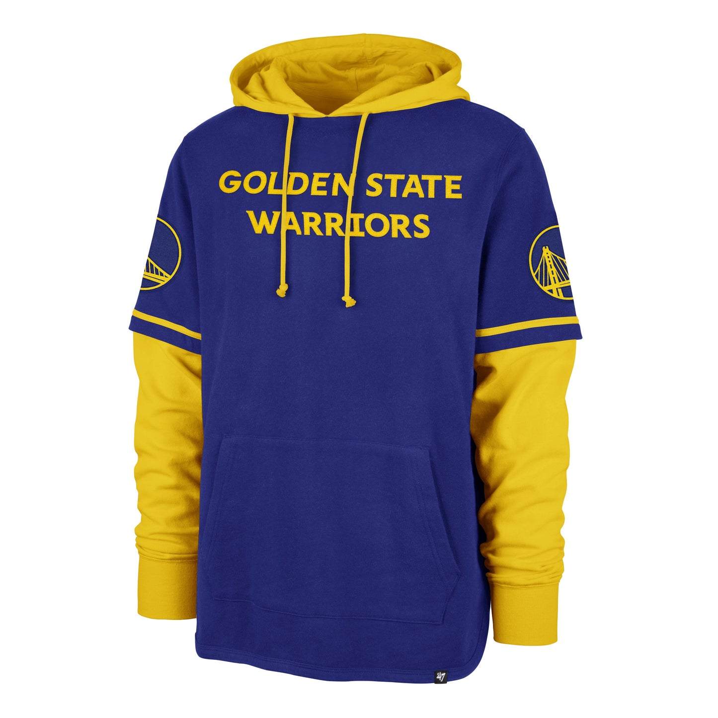 GOLDEN STATE WARRIORS TRIFECTA '47 SHORTSTOP PULLOVER HOOD Official NBA Fan Gear