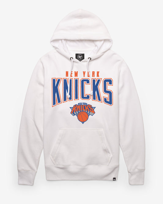 NEW YORK KNICKS TEAM ELEMENTS ARCH '47 HEADLINE HOOD Official NBA Fan Gear