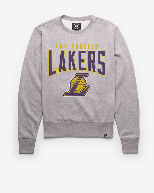 LOS ANGELES LAKERS TEAM ELEMENTS ARCH '47 HEADLINE CREW Official NBA Fan Gear