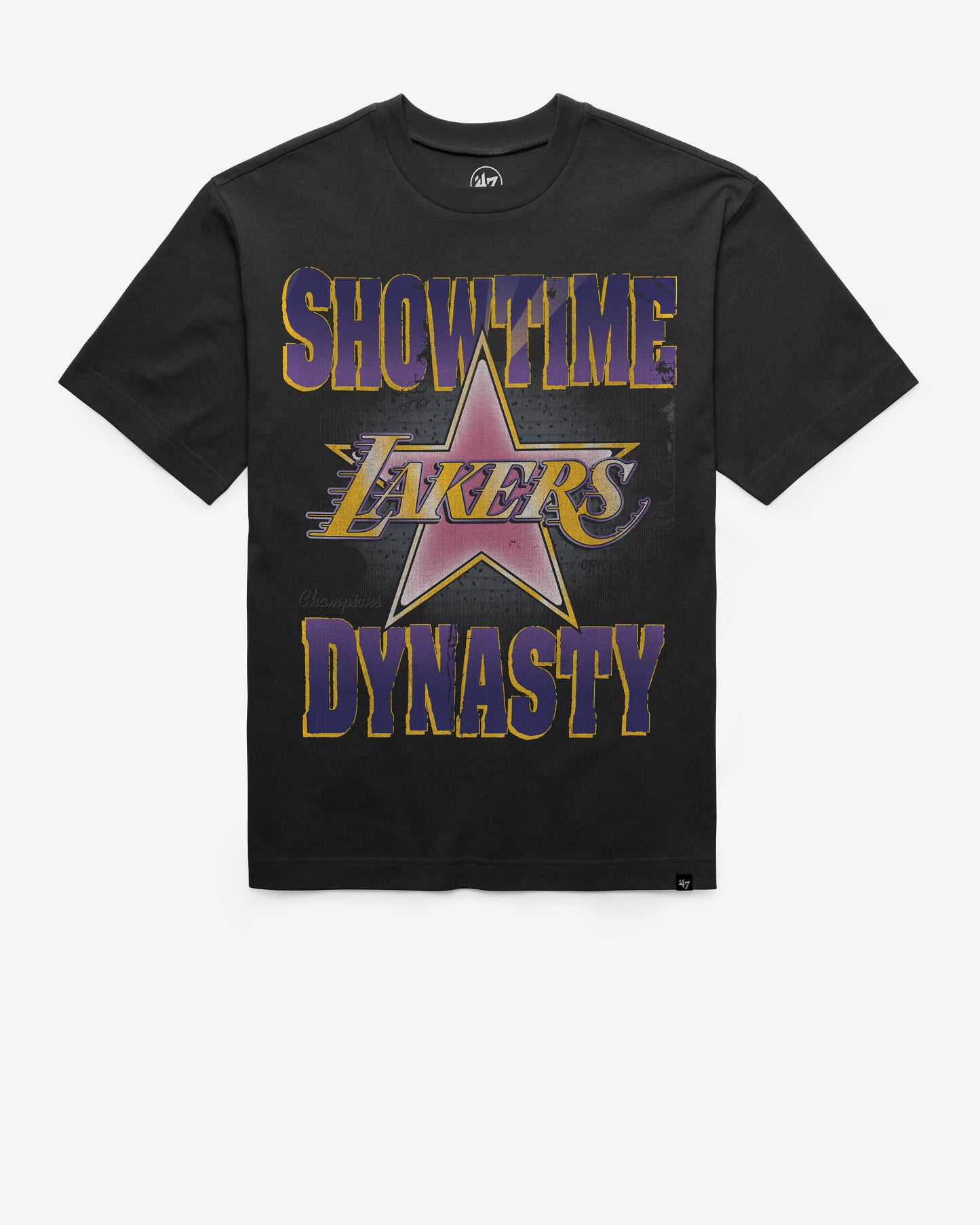 LOS ANGELES LAKERS CHAMPIONS SIGMA '47 FOUNDATION TEE Official NBA Fan Gear