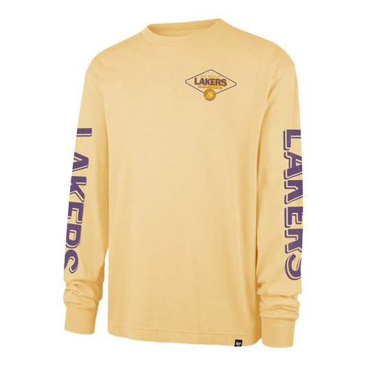 LOS ANGELES LAKERS CAIRN '47 RAVINE FOUNDATION LONG SLEEVE TEE Official NBA Fan Gear