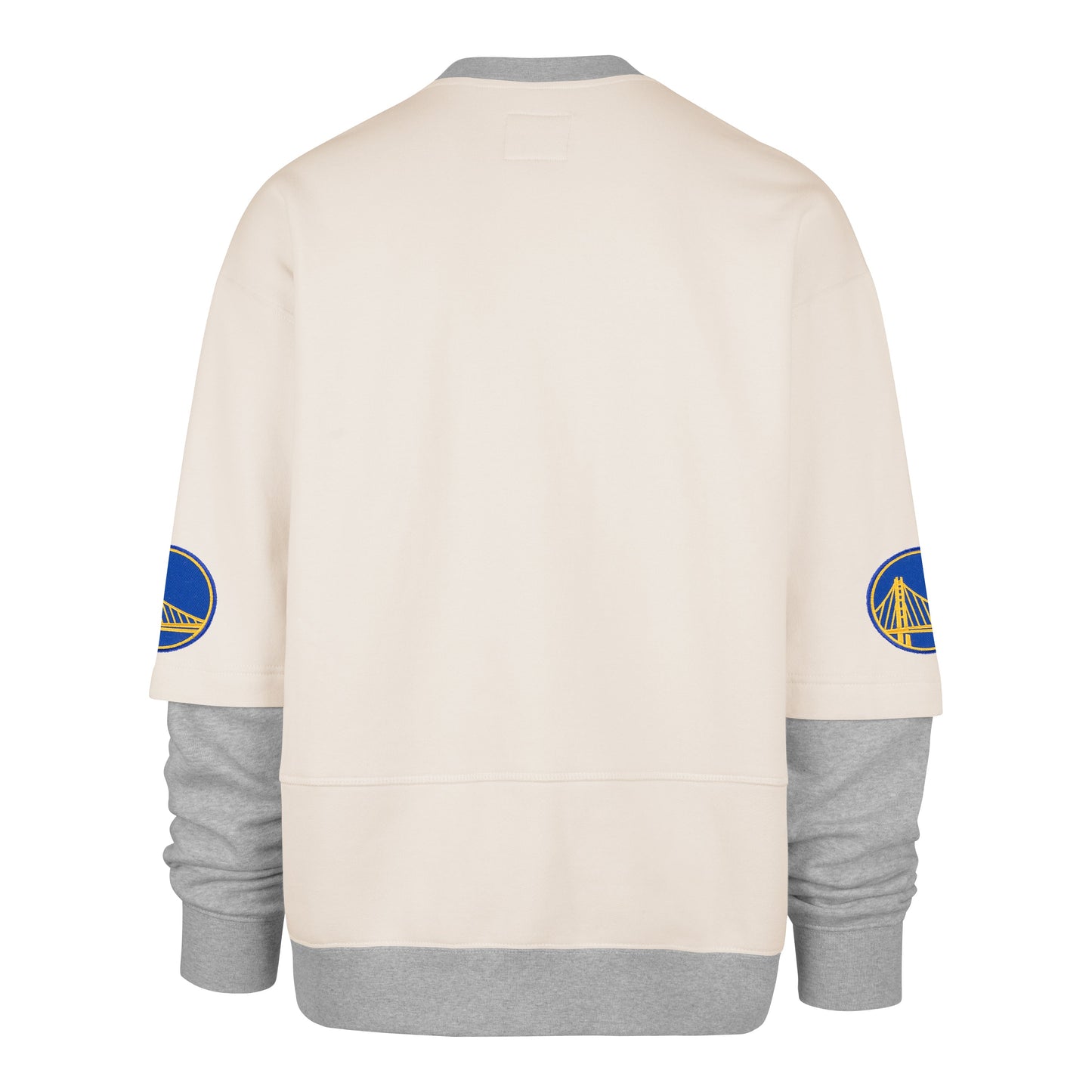 GOLDEN STATE WARRIORS TRIFECTA '47 DOUBLE LAYERED SNAP CREW Official NBA Fan Gear