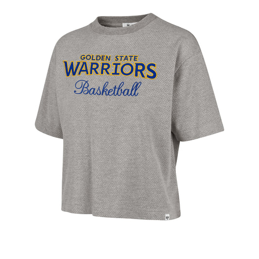 GOLDEN STATE WARRIORS PIVOT DROP NEEDLE '47 CITY TEE WOMENS Official NBA Fan Gear