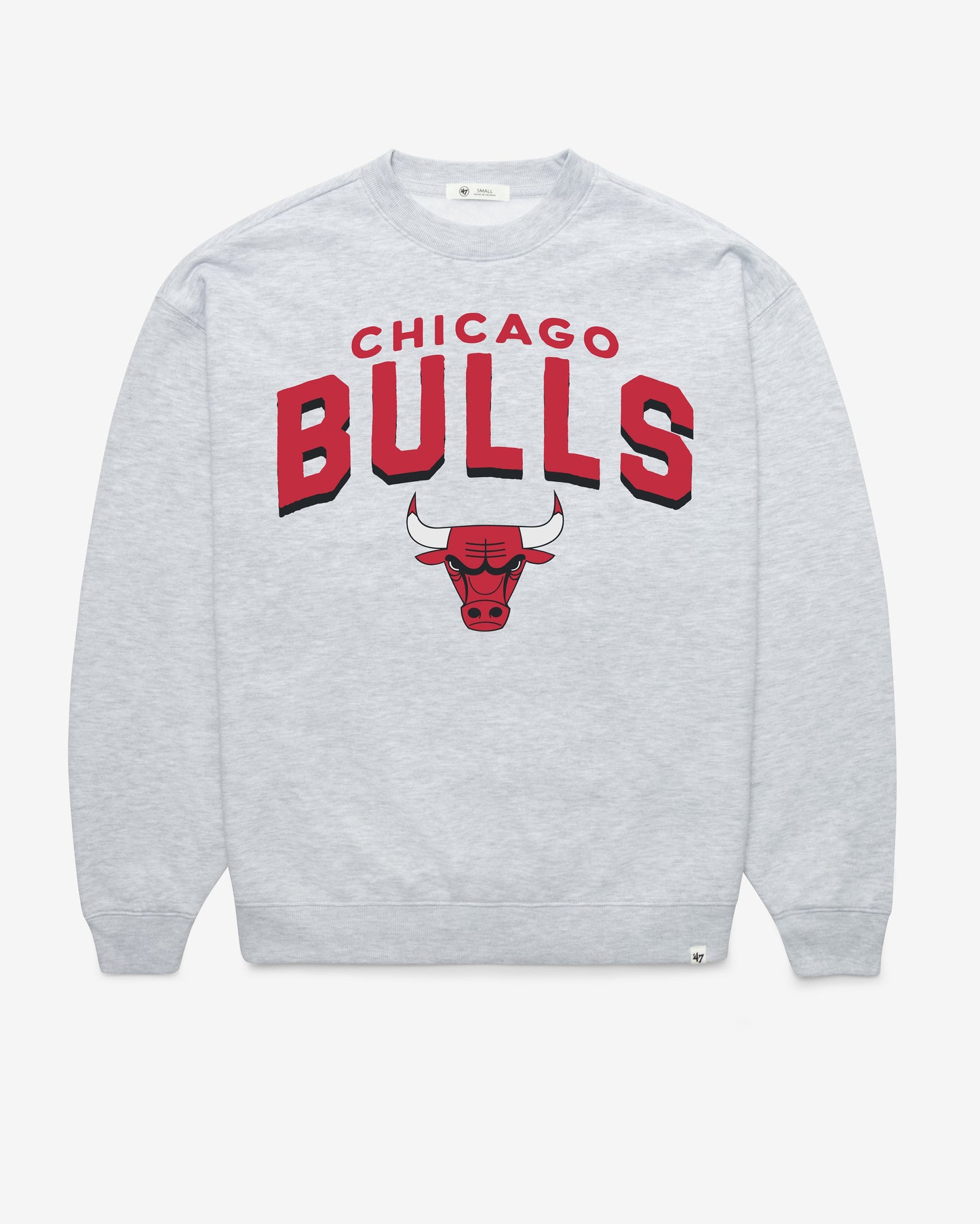 CHICAGO BULLS CAMPUS ARCH CLOUD '47 OVERSIZED CREW WOMENS Official NBA Fan Gear