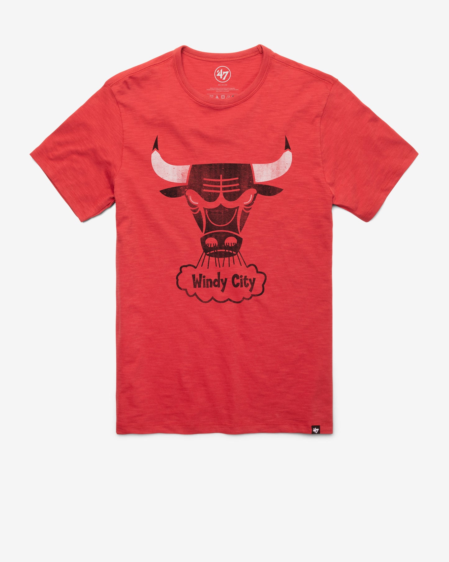 CHICAGO BULLS HARDWOOD CLASSICS GRIT '47 SCRUM TEE Official NBA Fan Gear