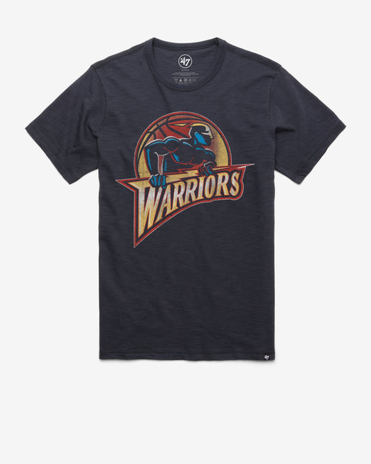 GOLDEN STATE WARRIORS HARDWOOD CLASSICS GRIT '47 SCRUM TEE Official NBA Fan Gear
