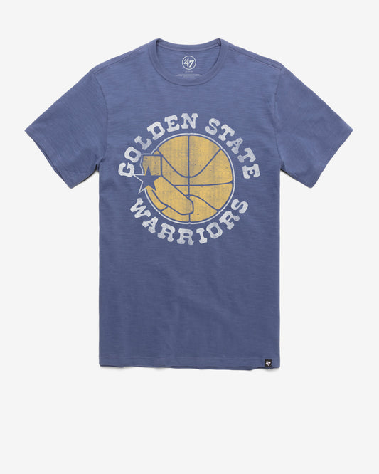 GOLDEN STATE WARRIORS HARDWOOD CLASSICS GRIT '47 SCRUM TEE Official NBA Fan Gear