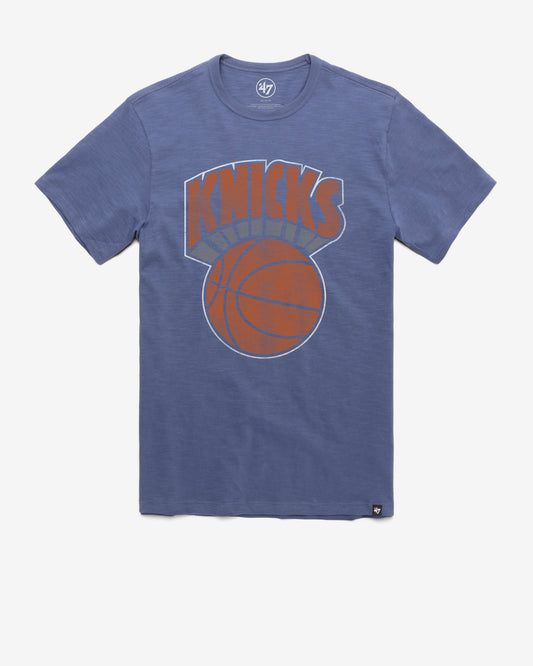 NEW YORK KNICKS HARDWOOD CLASSICS GRIT '47 SCRUM TEE Official NBA Fan Gear