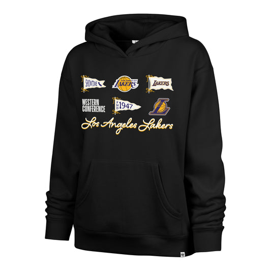 LOS ANGELES LAKERS BOW AND BANNERS '47 NAOMI HOOD WOMENS Official NBA Fan Gear