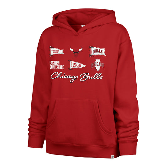 CHICAGO BULLS BOW AND BANNERS '47 NAOMI HOOD WOMENS Official NBA Fan Gear