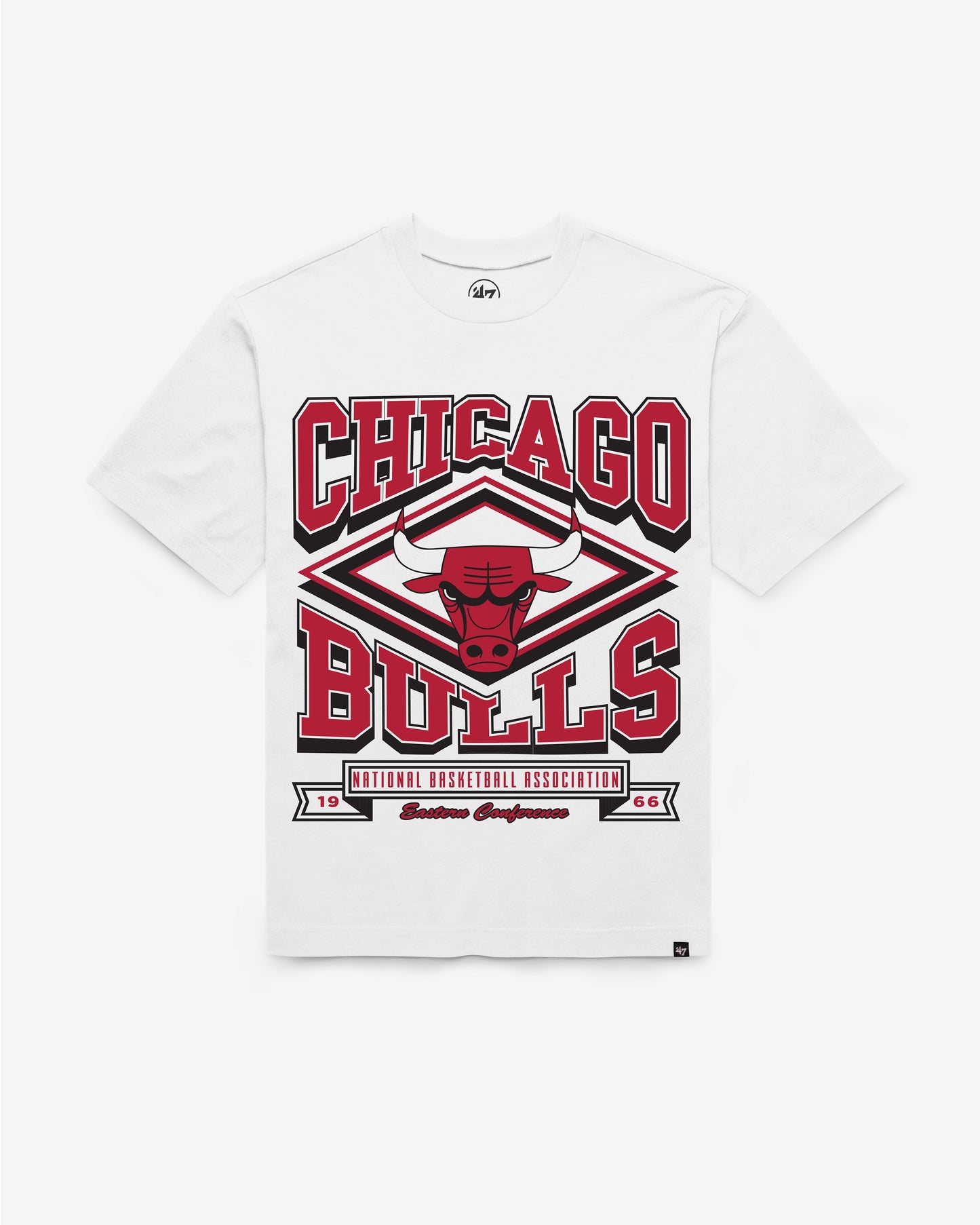 CHICAGO BULLS HEATER '47 FOUNDATION TEE Official NBA Fan Gear