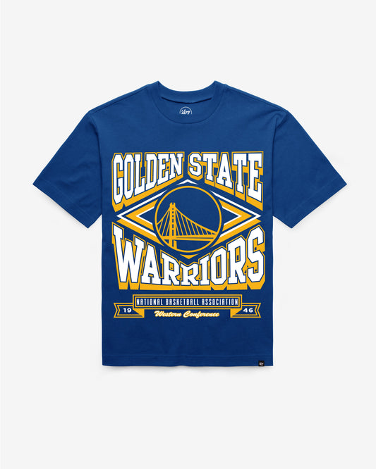 GOLDEN STATE WARRIORS HEATER '47 FOUNDATION TEE Official NBA Fan Gear