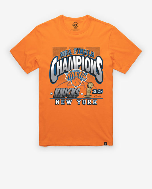 NEW YORK KNICKS 2026 NBA CHAMPIONS '47 FRANKLIN TEE Official NBA Fan Gear
