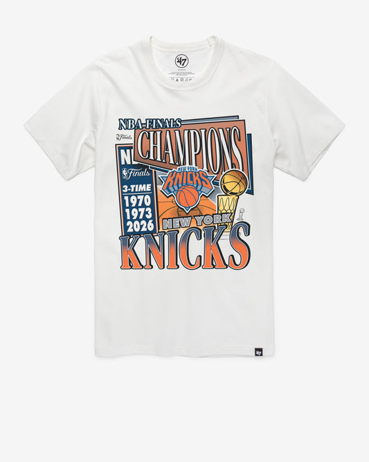 NEW YORK KNICKS 2026 NBA CHAMPIONS '47 FRANKLIN TEE Official NBA Fan Gear