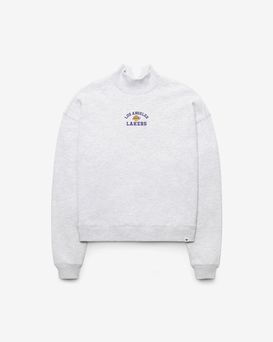 LOS ANGELES LAKERS SPIRITED '47 WOMEN'S MOCK NECK PULLOVER Official NBA Fan Gear