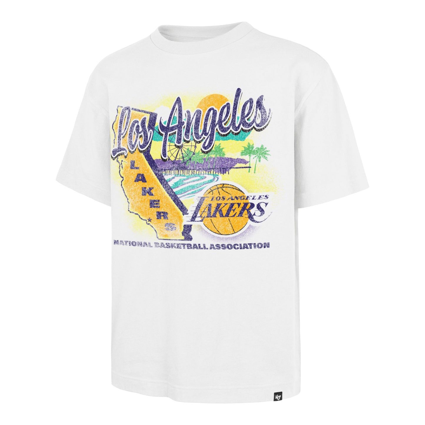 LOS ANGELES LAKERS REGIONAL '47 FOUNDATION TEE Official NBA Fan Gear