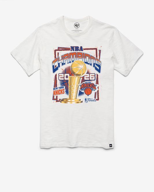 NEW YORK KNICKS 2026 NBA CHAMPIONS GRIT '47 SCRUM TEE Official NBA Fan Gear