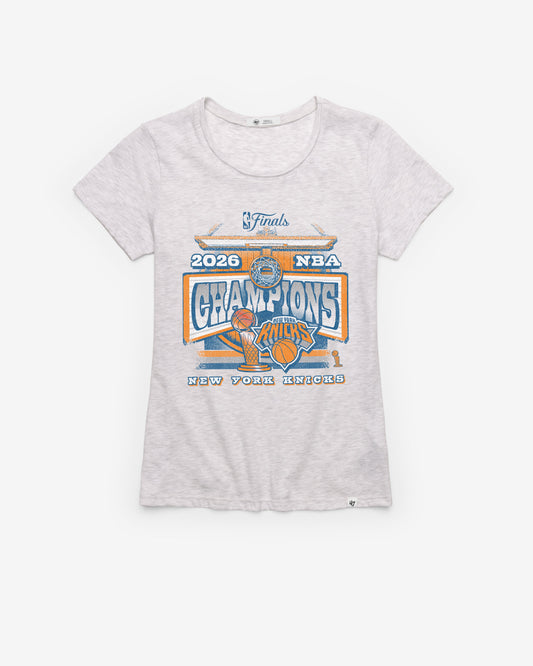 NEW YORK KNICKS 2026 NBA CHAMPIONS '47 WOMEN'S FRANKIE TEE Official NBA Fan Gear