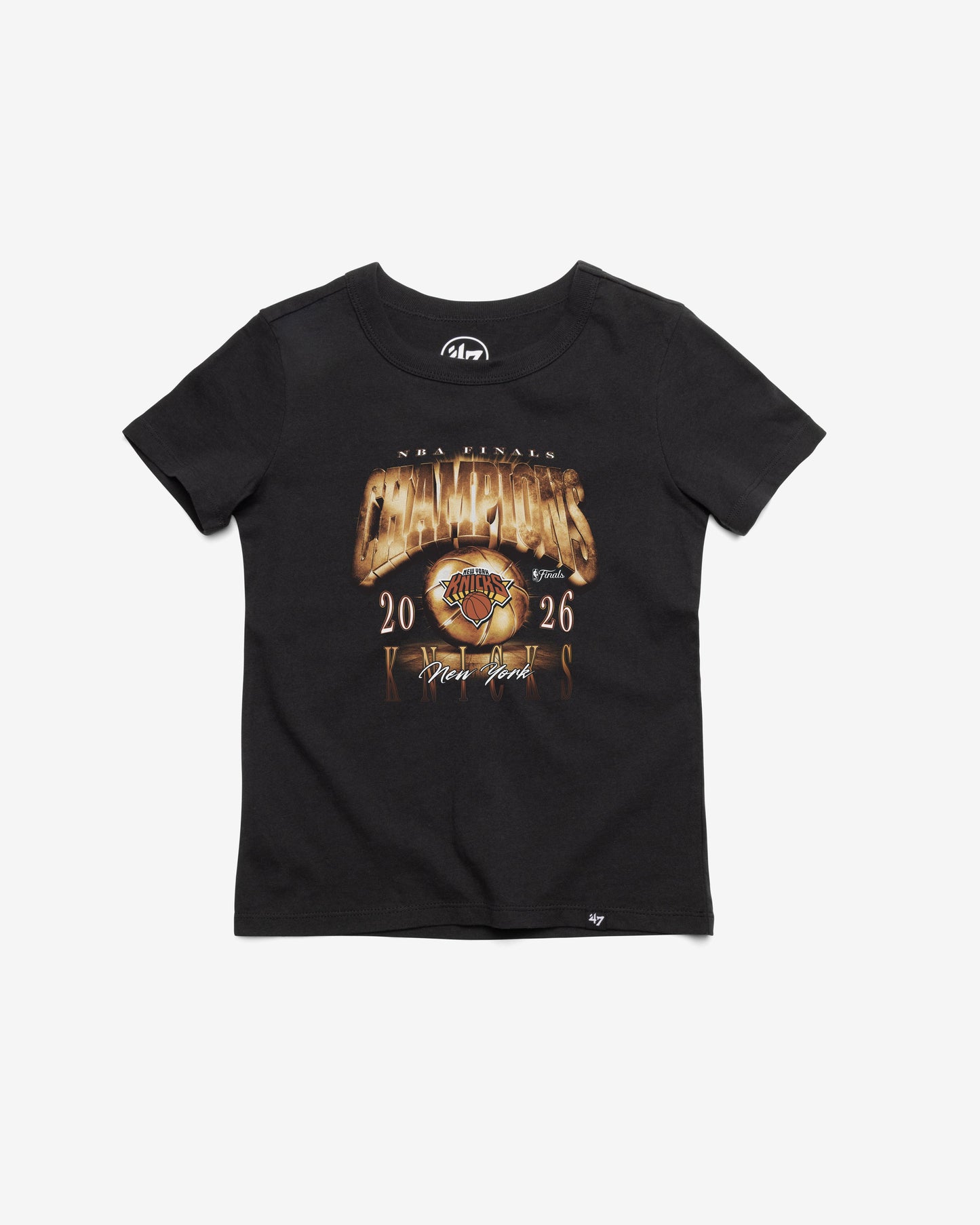 NEW YORK KNICKS 2026 NBA CHAMPIONS IMPRINT KID'S '47 FRANKLIN TEE Official NBA Fan Gear