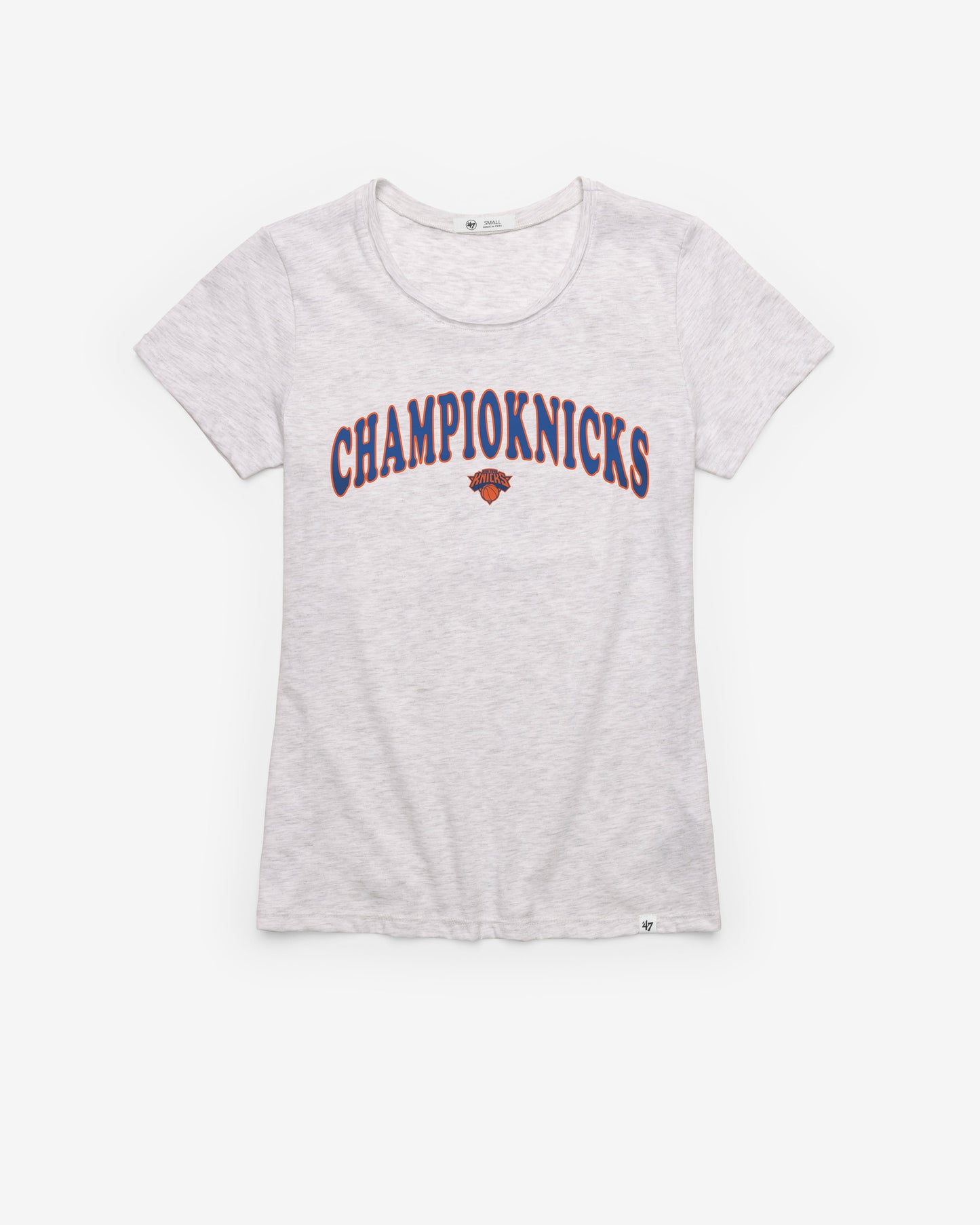 NEW YORK KNICKS 2026 NBA CHAMPIONS '47 WOMEN'S FRANKIE TEE Official NBA Fan Gear