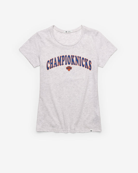NEW YORK KNICKS 2026 NBA CHAMPIONS '47 WOMEN'S FRANKIE TEE Official NBA Fan Gear