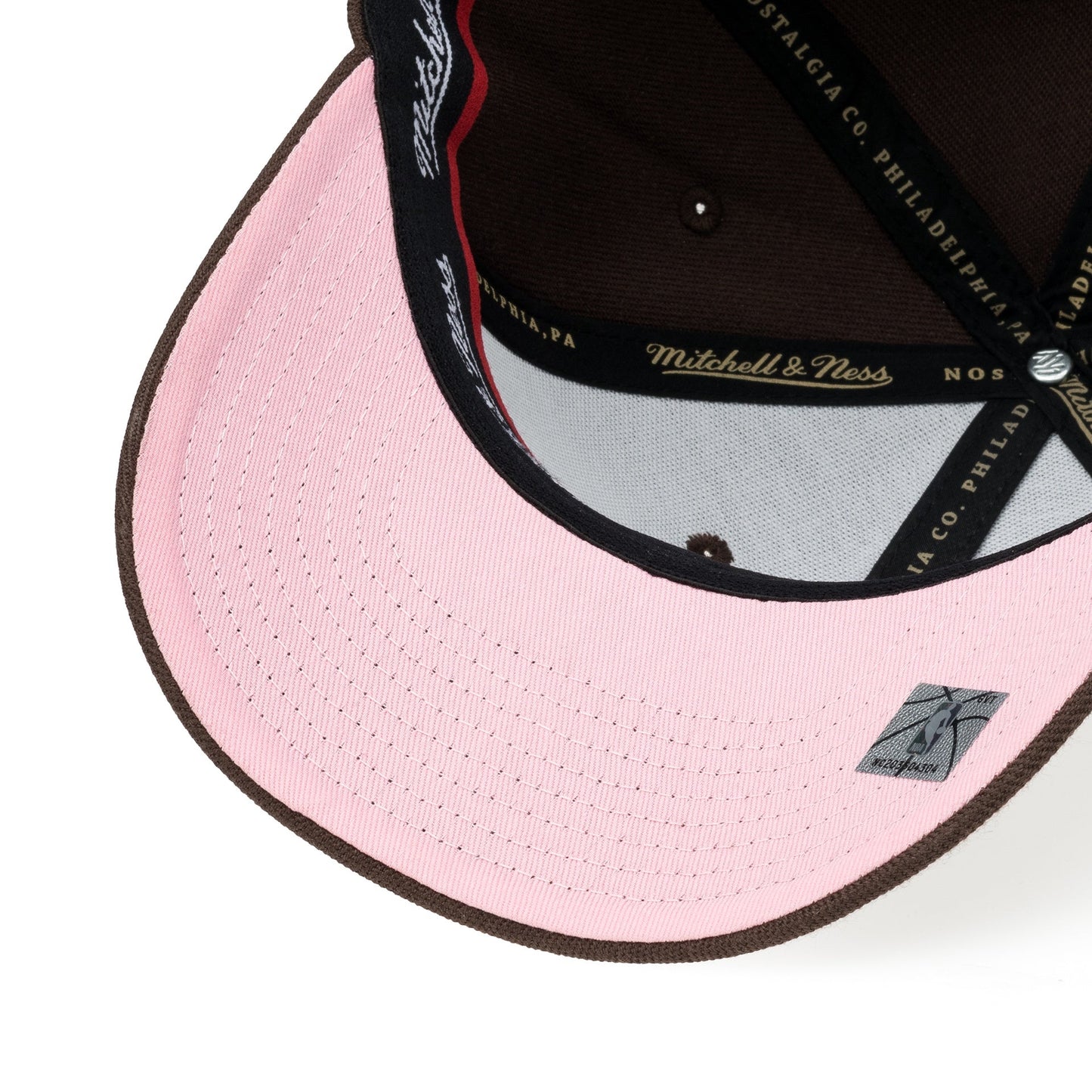 Chicago Bulls NBA Choco Blush Classic Red Snapback Mitchell & Ness Official NBA Fan Gear