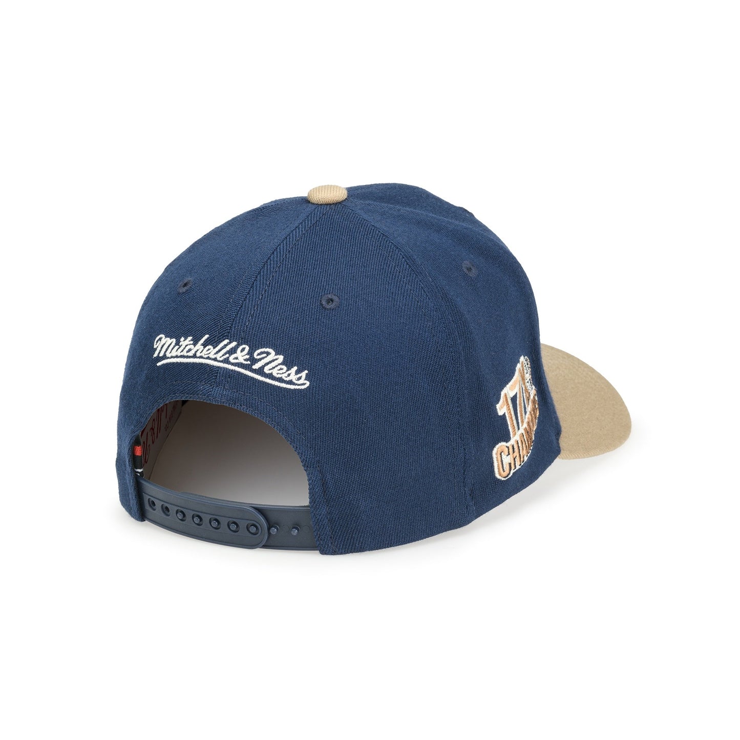 Boston Celtics NBA Sand Storm Classic Red Snapback Mitchell & Ness Navy Blue/Sand Official NBA Fan Gear