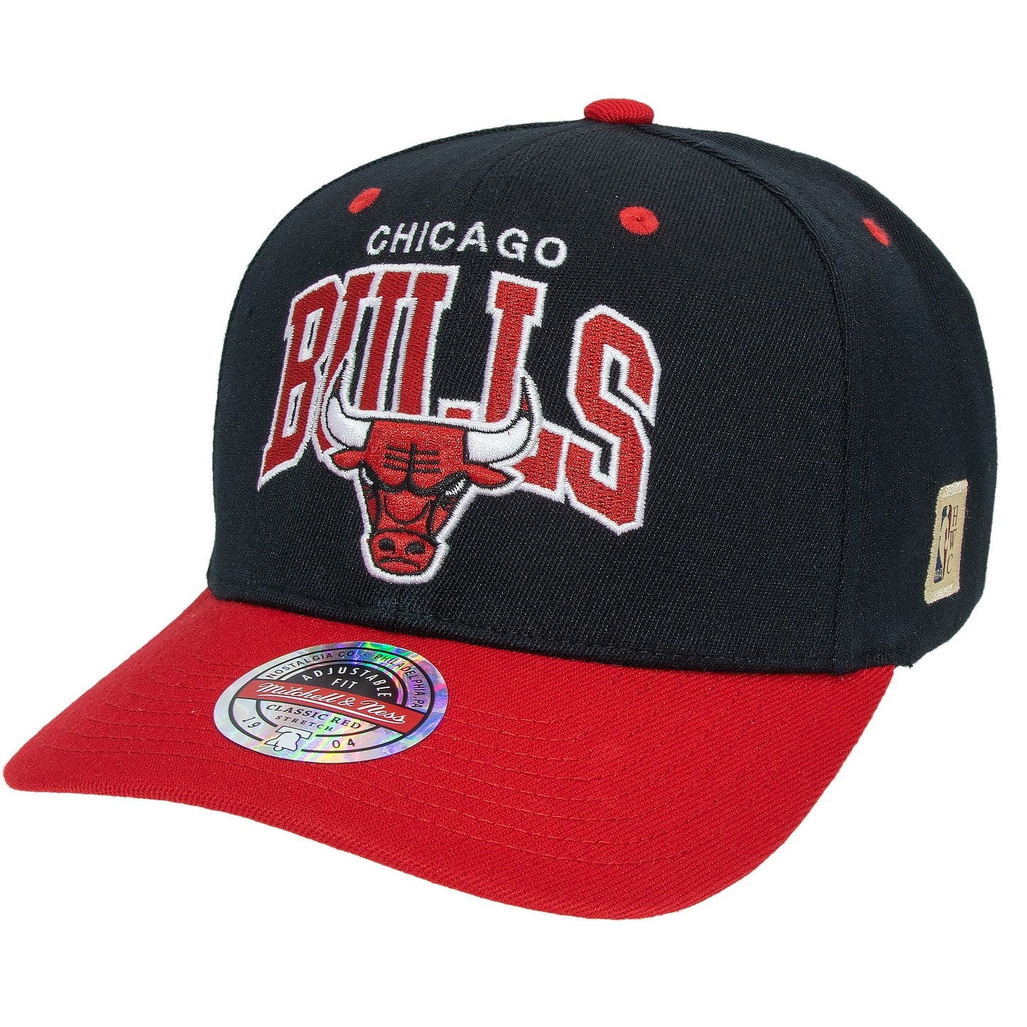 Chicago Bulls NBA Snapback Mitchell & Ness Black/Red Official NBA Fan Gear