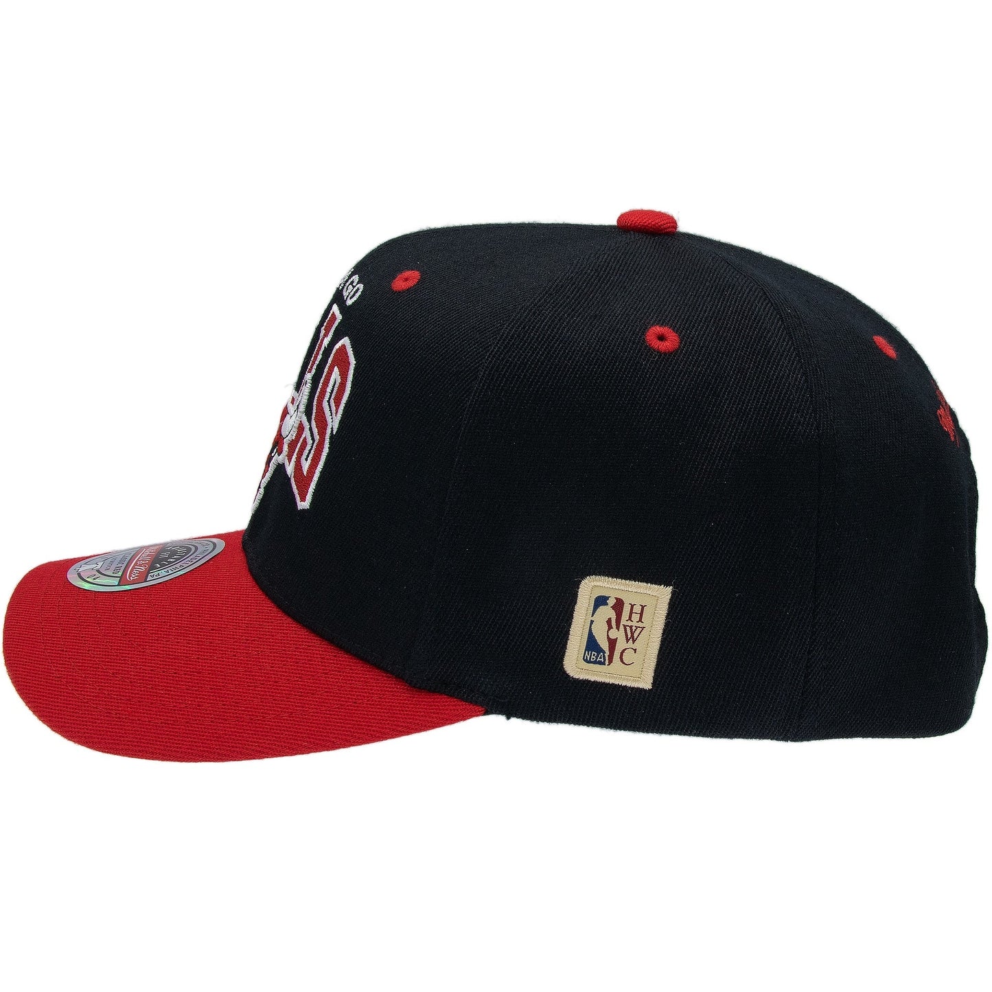Chicago Bulls NBA Snapback Mitchell & Ness Black/Red Official NBA Fan Gear