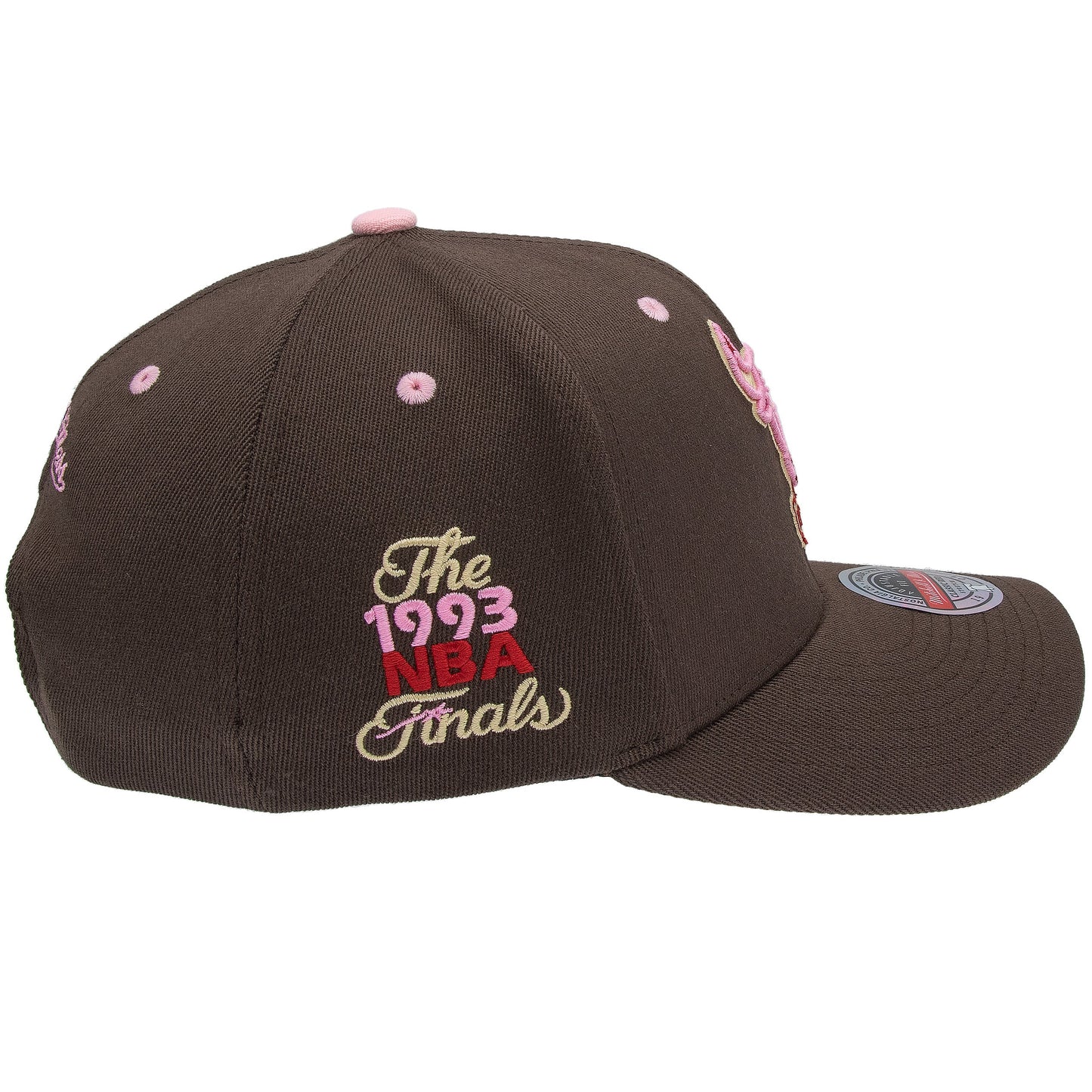 Chicago Bulls NBA Brown Sugar Bacon Classic Red Snapback Mitchell & Ness Brown/Pink Official NBA Fan Gear