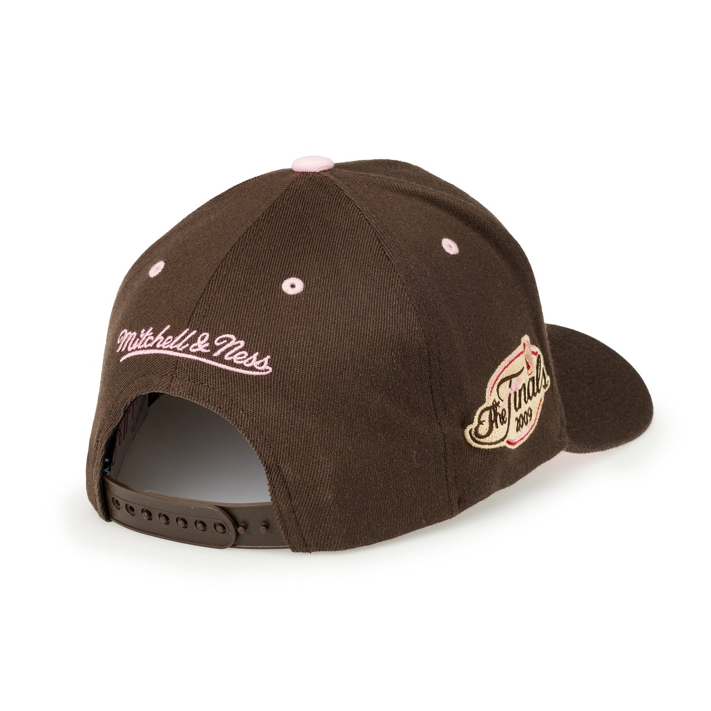 Los Angeles Lakers NBA Brown Sugar Bacon Classic Red Snapback Mitchell & Ness Brown/Pink Official NBA Fan Gear